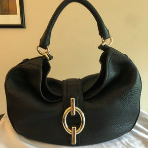 DVF Diane Von Furstenberg Sutra Hobo Black